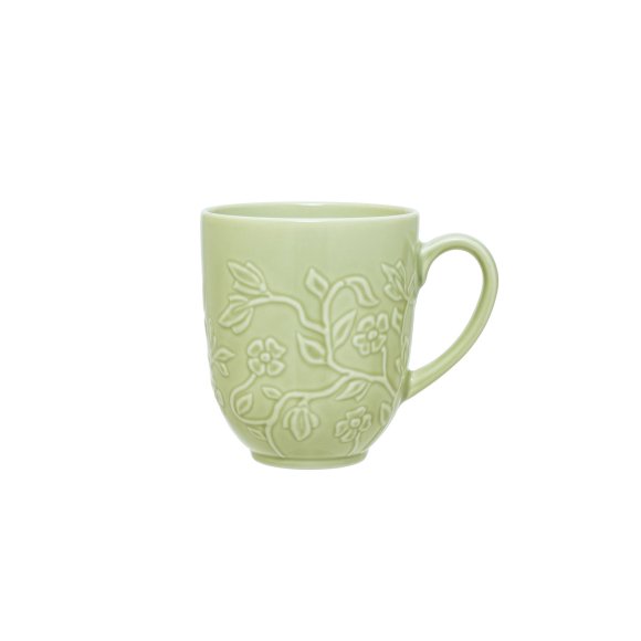 LUBIANA HANAMI KD LIMONKOWY Kubek 350 ml / zdobiona porcelana luz