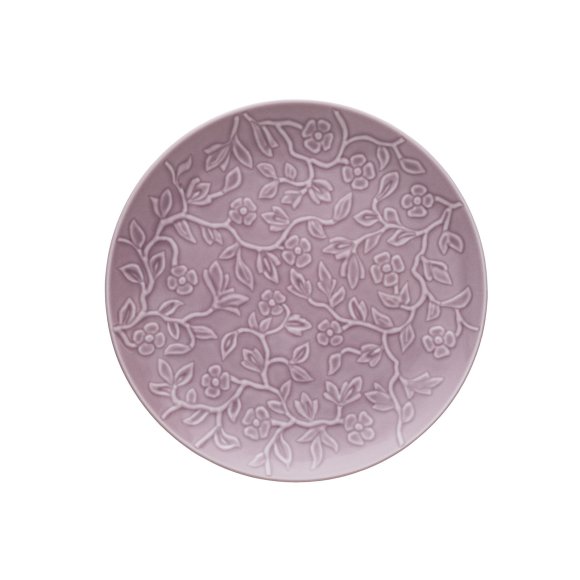 LUBIANA HANAMI KR LAWENDA Talerz deserowy 20,5 cm / zdobiona porcelana luz