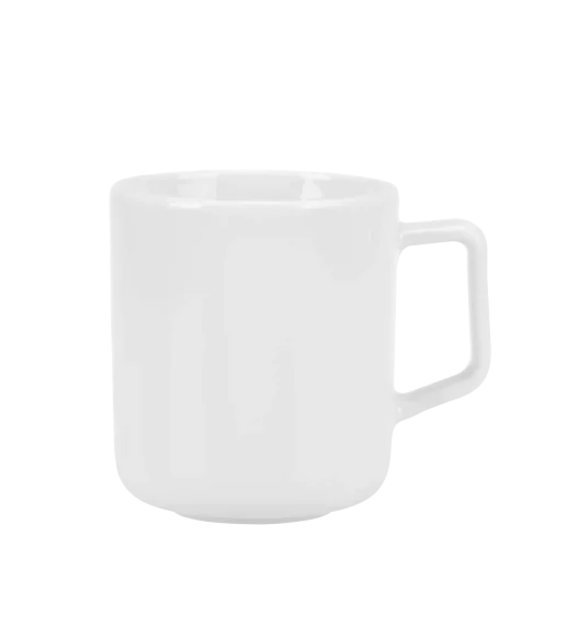 LUBIANA ANKARA Kubek 400 ml | biała porcelana luz