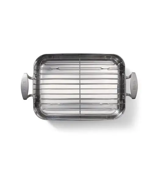 SKOTTSBERG STAINLESS STEEL Brytfanna z rusztem 35x25 cm