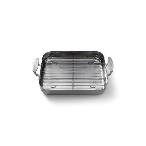SKOTTSBERG STAINLESS STEEL Brytfanna z rusztem 35x25 cm