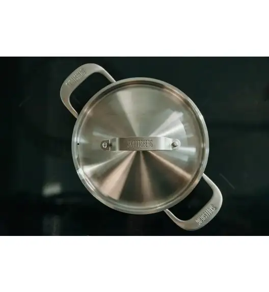 SKOTTSBERG STAINLESS STEEL Garnek 3,3 l z pokrywką 20 cm