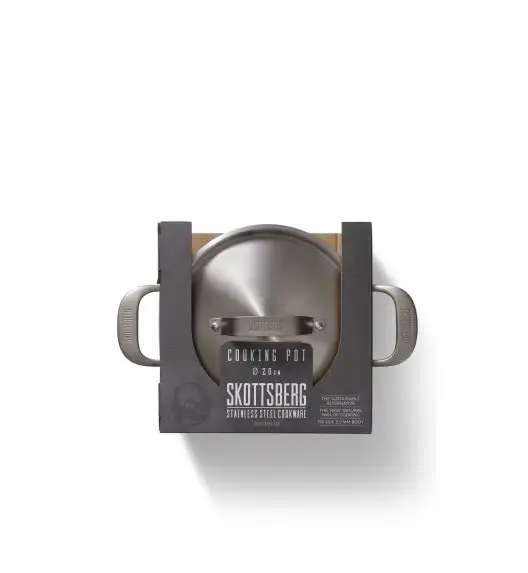SKOTTSBERG STAINLESS STEEL Garnek 3,3 l z pokrywką 20 cm