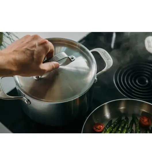 SKOTTSBERG STAINLESS STEEL Garnek 4,75 l z pokrywką 24 cm / stal nierdzewna