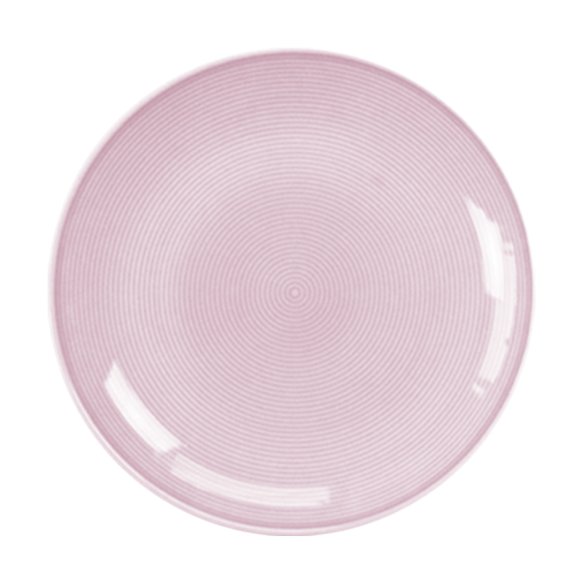LUBIANA ETO MODERN K7 OPK Serwis obiadowy 54 el / 18 osób / różowy / porcelana ręcznie malowana