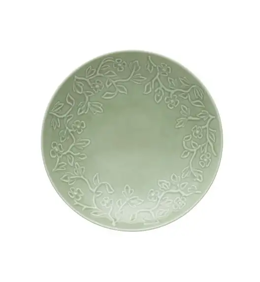 LUBIANA HANAMI KD LIMONKOWY Serwis obiadowy 24 el 6 os / zdobiona porcelana luz