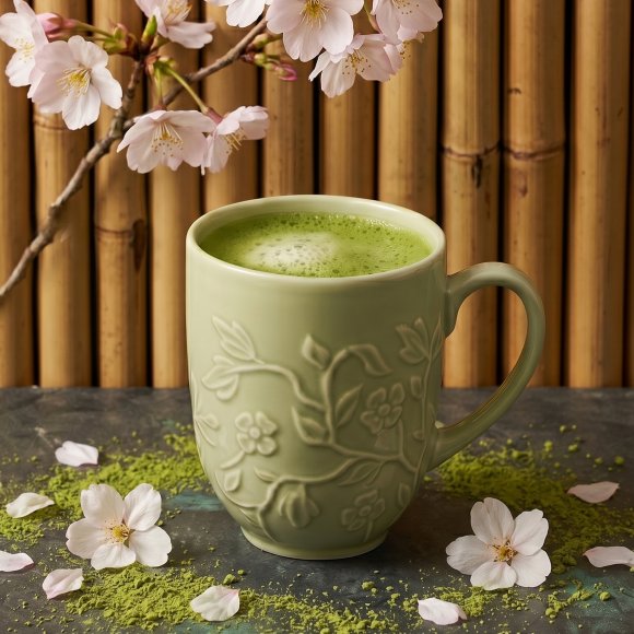 LUBIANA HANAMI KD LIMONKOWY Kubek 350 ml x 6 sztuk / zdobiona porcelana luz