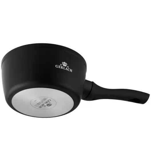 GERLACH GRANITEX Komplet 2 garnki + rondel + 3 patelnie + naleśnikowa / indukcja 