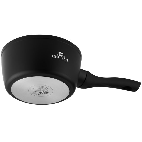 GERLACH GRANITEX Komplet 2 garnki + rondel + 3 patelnie + naleśnikowa / indukcja 
