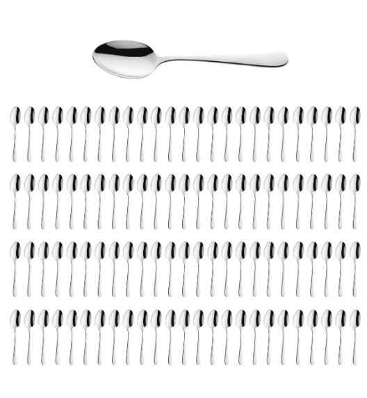 AMEFA AUSTIN Sztućce UE 100x Łyżeczka do herbaty 14,2 cm stal 18/0 