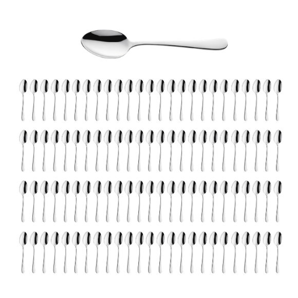 AMEFA AUSTIN Sztućce UE 100x Łyżeczka do herbaty 14,2 cm stal 18/0 