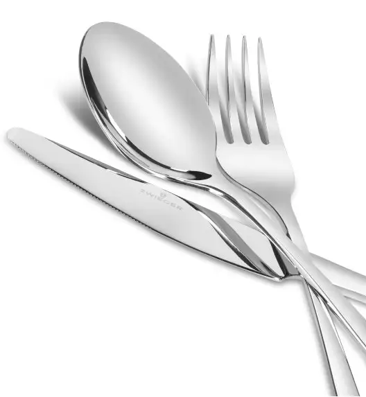 ZWIEGER ALVENA Sztućce Komplet 48 elementów dla 12 osób - stal 18/10