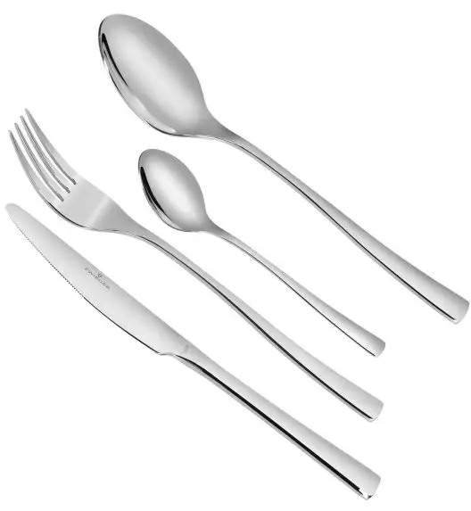 ZWIEGER ALVENA Sztućce Komplet 72 elementy dla 18 osób - stal 18/10