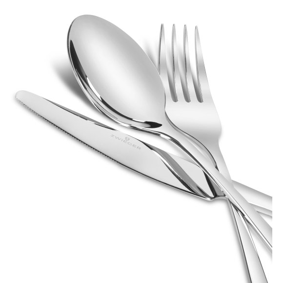 ZWIEGER ALVENA Sztućce Komplet 72 elementy dla 18 osób - stal 18/10