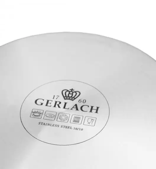 GERLACH SUPERIOR Komplet Garnki z pokrywkami 10 el + Garnek Ambiente 7 l 