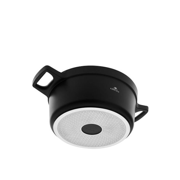 GERLACH NATUR Komplet garnków 24, 28 cm + Patelnie Natur 20, 24, 28 cm / powłoka ILAG Xera Dur 2 Ceramic / indukcja 