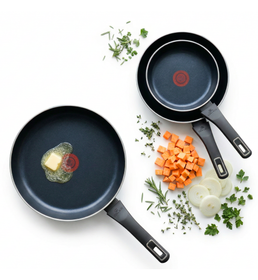 GERLACH SUPERIOR Komplet Garnki z pokrywkami 10 el + patelnie Gerlach Ambiente ThermoCoat 20, 24, 28 cm  + Patelnia naleśnikowa 26 cm+ Brytfanna Granitex