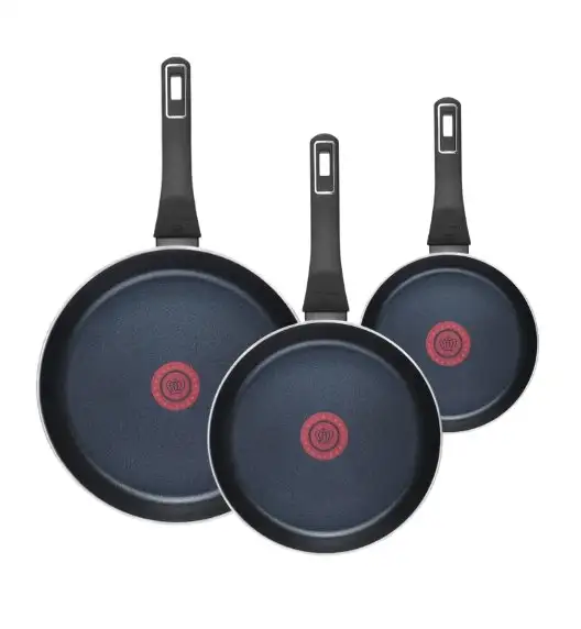 GERLACH SUPERIOR Komplet Garnki z pokrywkami 10 el + patelnie Gerlach Ambiente ThermoCoat 20, 24, 28 cm  + Patelnia naleśnikowa 26 cm+ Brytfanna Granitex