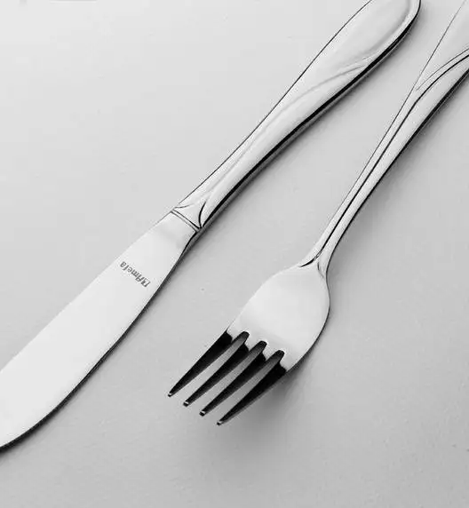 AMEFA WHISPER Sztućce UE 100x Widelec obiadowy 19,7 cm stal 18/0 LUZ