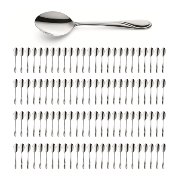 AMEFA WHISPER Sztućce UE 100x Łyżka obiadowa 19,4 cm stal 18/0 LUZ