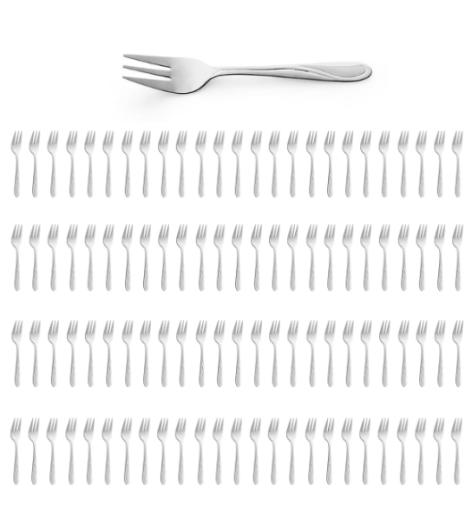 AMEFA WHISPER Sztućce UE 100x Widelczyk do ciasta 13,8 cm stal 18/0 LUZ
