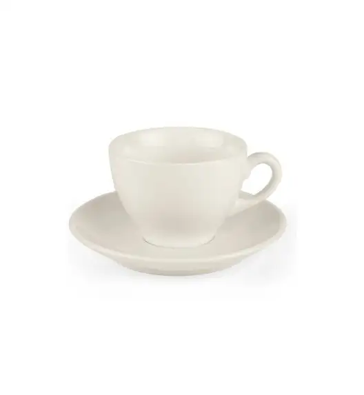 GERLACH FLOW Komplet filiżanek 210 ml ze spodkami 6 os 12 el / porcelana