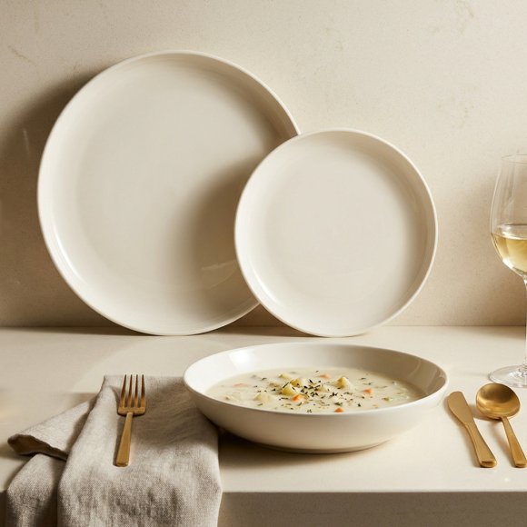 GERLACH FLOW Komplet serwis obiadowy 6 os 18 el / porcelana