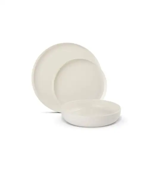 GERLACH FLOW Komplet serwis obiadowy 6 os 18 el / porcelana
