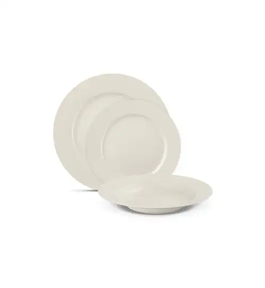 GERLACH MODERN IVORY Komplet serwis obiadowy 6 os 18 el / porcelana