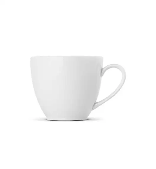 GERLACH MODERN WHITE Komplet filiżanek 185 ml ze spodkami 6 os 12 el / porcelana