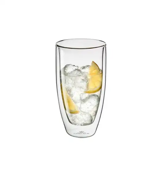 GERLACH FLOW Zestaw szklanek termicznych 350 ml 6 szt. / szkło borokrzemowe