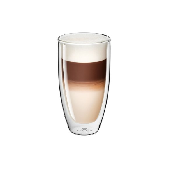GERLACH FLOW Zestaw szklanek termicznych 350 ml 6 szt. / szkło borokrzemowe