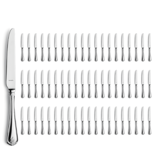 AMEFA DUKE Sztućce UE 60x Nóż obiadowy 23,4 cm luzem stal 18/10 RETRO STYL