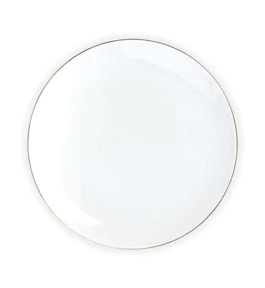 WYPRZEDAŻ! WAZA WA-08Z ZŁOTA LINIA Zestaw 6 talerzy obiadowych i głębokich / 12 el / porcelana 