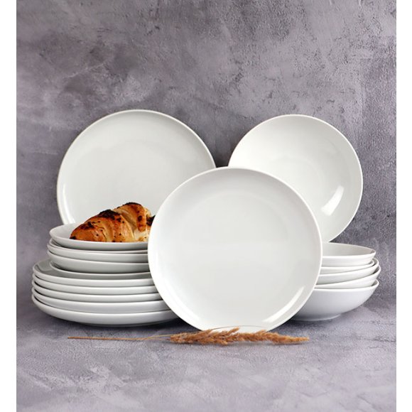 WYPRZEDAŻ! DOMINO KAHLA K-A Komplet 6 talerzy dla 2 osób / porcelana