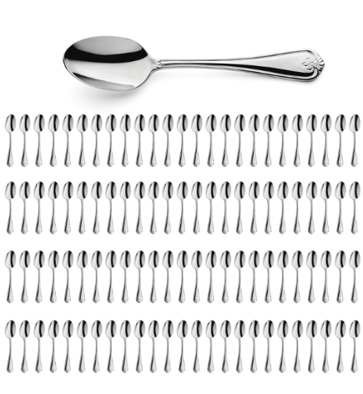 AMEFA DUKE Sztućce UE 100x Łyżka obiadowa 19,7 cm luzem stal 18/10 RETRO STYL