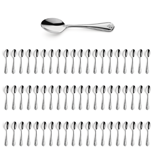 AMEFA DUKE Sztućce UE 60x Łyżeczka do herbaty 13,7 cm luzem stal 18/10 RETRO STYL