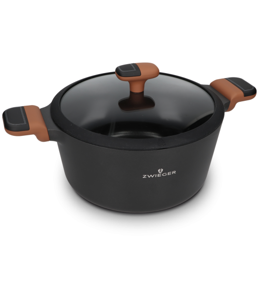 ZWIEGER VERDI Garnek 4,8 l z pokrywką 24 cm / powłoka nieprzywierająca