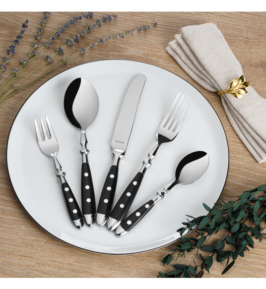 AMEFA COUNTRY Sztućce UE 6x Nóż obiadowy 22,6 cm luzem stal 13/0 RETRO STYL