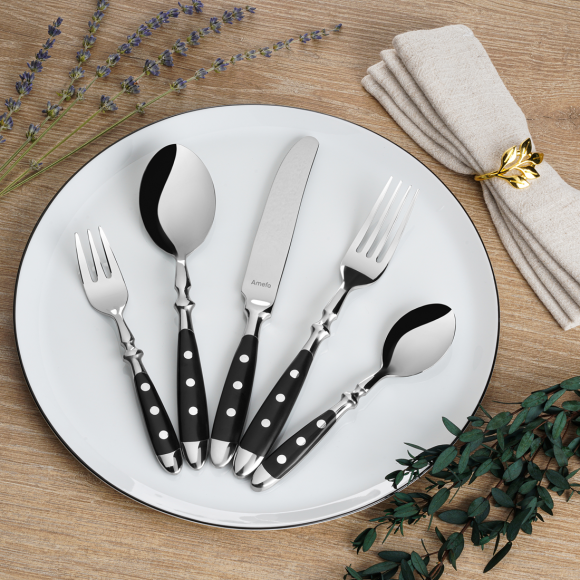 AMEFA COUNTRY Sztućce UE 6x Nóż obiadowy 22,6 cm luzem stal 13/0 RETRO STYL
