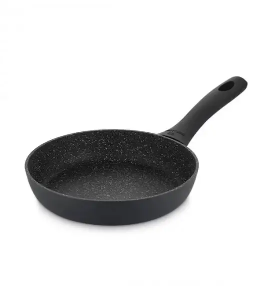 GERLACH SIMPLE Komplet Garnki z pokrywkami 9 el + patelnie Granitex 20, 24, 28 cm + pokrywki szklane