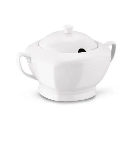 WYPRZEDAŻ! Tadar Waza porcelanowa do zupy 3 l / biała