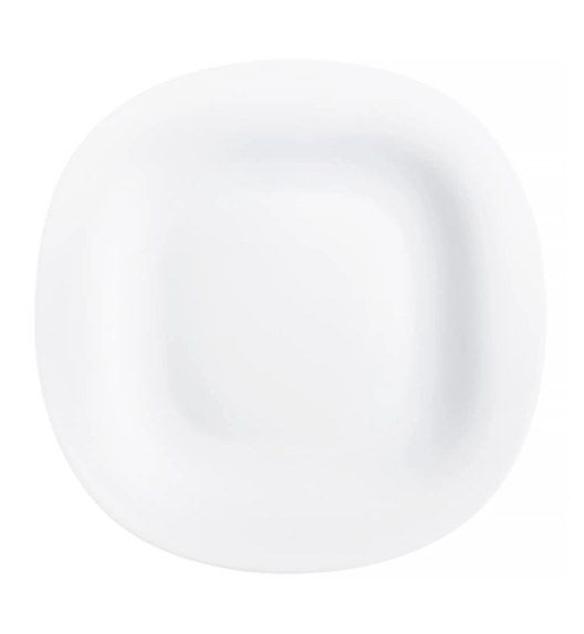 LUMINARC CARINE WHITE 6x Talerz obiadowy 27 cm / biały / szkło