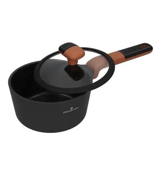 ZWIEGER VERDI Komplet 3 garnków z pokrywkami + 2 patelnie 20, 28 cm + pokrywki uni / powłoka nieprzywierająca