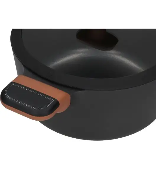 ZWIEGER VERDI Komplet 3 garnków z pokrywkami + 2 patelnie 20, 28 cm + pokrywki uni / powłoka nieprzywierająca