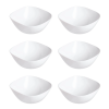 LUMINARC CARINE WHITE 6x Salaterka 14 cm | szkło hartowane