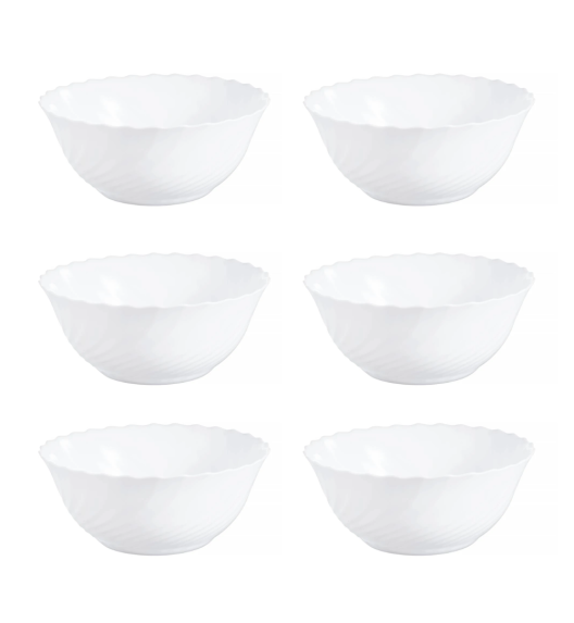 LUMINARC TRIANON 6x Salaterka 24 cm / szkło hartowane
