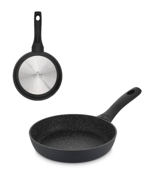 GERLACH MODEL Komplet Garnki z pokrywkami 10 el + Gerlach Granitex Patelnia 20, 24, 28 cm+ Patelnia naleśnikowa 26 cm 