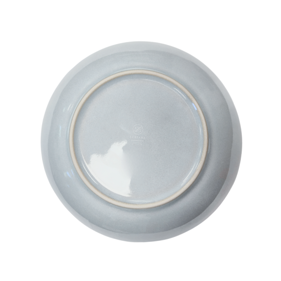 LUBIANA DAISY STONEWARE PERŁOWY | Serwis obiadowy 54 elementów dla 18 osób | kolor błękitny
