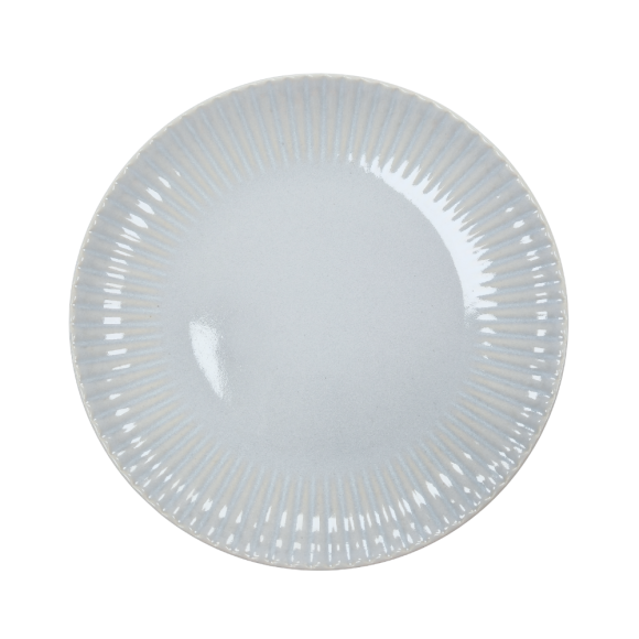 LUBIANA DAISY STONEWARE PERŁOWY | Serwis obiadowy 54 elementów dla 18 osób | kolor błękitny